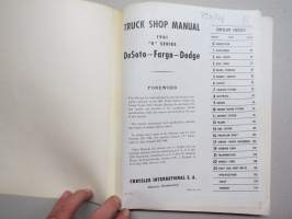 Dodge De Soto Fargo - Truck Shop Manual 1961 &quot;R-series&quot;