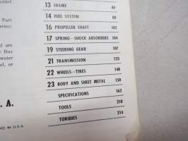 Dodge De Soto Fargo - Truck Shop Manual 1961 &quot;R-series&quot;