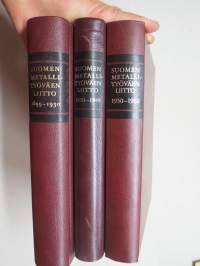 Suomen Metallityöväen Liitto I-III  I 1899-1930, II 1930-1949, III 1950-1960
