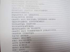 Kaivopuiston rautakourat - Rauman Kone- ja Valimotyöväen Ammattiosasto 102 ry 1943-1993 - Huom numeroitujen &quot;000&quot; -toisen tekijän (Kuromaa) oma kappale