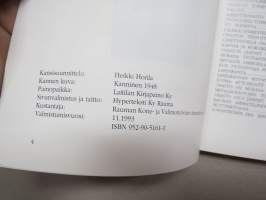 Kaivopuiston rautakourat - Rauman Kone- ja Valimotyöväen Ammattiosasto 102 ry 1943-1993, numeroitu - nr 40