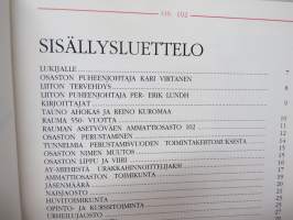 Kaivopuiston rautakourat - Rauman Kone- ja Valimotyöväen Ammattiosasto 102 ry 1943-1993, numeroitu - nr 40