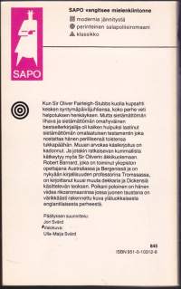 Robert Barnard - Poikani poloinen, 1981 - SAPO N:o 259. Perinteinen salapoliisiromaani. Lukematon kirja