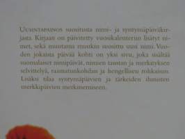 Päivän välähdyksiä. Nimi- syntymäpäiväkirja