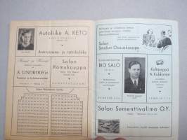 Salon Näyttämö 1948-1949 - Herrat harhateillä -käsiohjelma