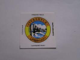 Jyväskylä -Laajavuori -tarra, matkamuistotarra 1970-luvulta