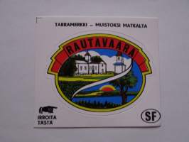 Rautavaara -tarra, matkamuistotarra 1970-luvulta