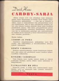 Kuolema Cardbylle, 1954, 2.p. Salapolisiromaani