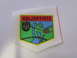 Koljonvirta -kangasmerkki, matkailumerkki, leikkaamaton