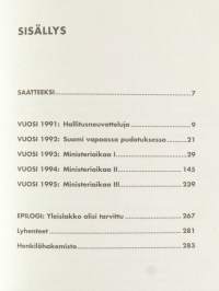 Vaaran vuodet 1991-1995 – Muistelmia ja päiväkirjamerkintöjä