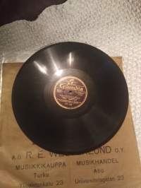 Columbia DY 132 H:gin suojeluskunta piirin soittokunta :  vanhat toverit / gladioraattorien tulo.   V.1937