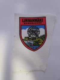 Linnamäki -Borgbaken -kangasmerkki, matkailumerkki, leikkaamaton