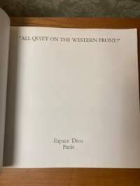 &quot;All quiet on the western front?&quot; -taidekirjaParis 1990