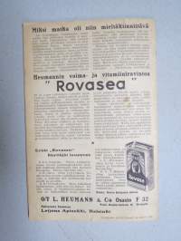 Matka ihmisruumiin lävitse - Kertomus Rovasti Heumannin Lääkkeiden käyttäjille (sisältää myös sääennustukset kesäkuukausia varten huhtikuu - syyskuu 1932)