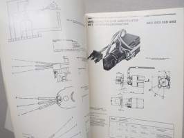 PAL Werkstatthandbuch - eri Skoda automalleissa 105-120 olevien mittareiden, sähkölaitteiden yms. korjaamokirja, saksankielinen