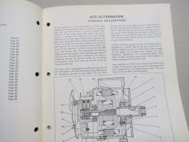 CAV Workship Manual AC5, AC5R,&amp; AC5HER Alternators -CAV laturien korjaamokirja, englanninkielinen