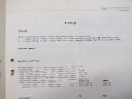 Volvo Moottori B 172 Huoltokäsikirja - Korjaus ja huolto - Osa 2(20-22) 340 1985 - 19.. -korjaamokirjasarjan osa