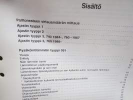 Volvo Huoltokäsikirja osa 8 (87) Pysäköintilämmitin Tyyppi 091-B ja 091-D -korjaamokirjasarjan osa