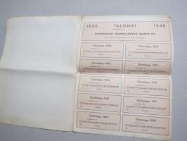 Kivennavan-Kanneljärven Sähkö Oy nr 6876-6878 (Pekka Kauranen perilliset), 1 osake 100 mk, Kivennapa 6.11.1943 -osakekirja