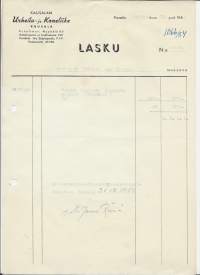 Kausalan Urheilu- ja Koneliike Kausala 1954 - firmalomake