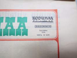 Kotimaa - Kodumaa, Valdimir Iljits Lenin 1870-1970 erikoisnumero -suomenkielinen propagandalehti
