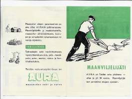 Maanviljelijät / Aura vakuutusyhtiö mainos 1947