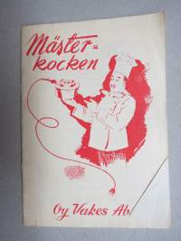 Mestarikokki / Mästerkocken - Oy Vakes Ab sähkövuoka, reseptikirja