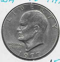 USA 1 Dollar 1977 ulkomainen kolikko