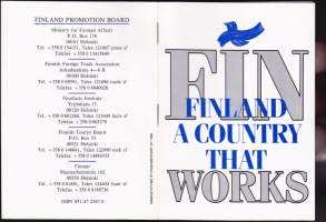 Finland -  A country that works, 1980. Suomi-tietoutta englanniksi.
