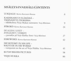 Sielun kuvat - loistavat ideat. Veijo Hukka. 1994. 1.p. Dualismen i livet - ensklighet i verken. Dichotomy in life - loneliness in his works