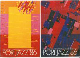 Pori Jazz  1986 - postikortti A5  2  eril