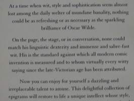 The Epigrams of Oscar Wilde