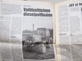 Koneviesti 1992 nr 8, 8.5.1992, Bauma rakennuskonenäyttely, Kotiseosrehu, Sahalaitos Wood-Mizer, Wille 3, PBiodiesel, Lämpötaltio, Eurokuntoon, ym.