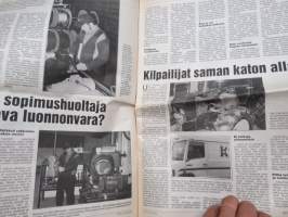 Koneviesti 1992 nr 8, 8.5.1992, Bauma rakennuskonenäyttely, Kotiseosrehu, Sahalaitos Wood-Mizer, Wille 3, PBiodiesel, Lämpötaltio, Eurokuntoon, ym.