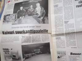 Koneviesti 1992 nr 8, 8.5.1992, Bauma rakennuskonenäyttely, Kotiseosrehu, Sahalaitos Wood-Mizer, Wille 3, PBiodiesel, Lämpötaltio, Eurokuntoon, ym.
