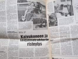 Koneviesti 1992 nr 8, 8.5.1992, Bauma rakennuskonenäyttely, Kotiseosrehu, Sahalaitos Wood-Mizer, Wille 3, PBiodiesel, Lämpötaltio, Eurokuntoon, ym.