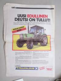 Koneviesti 1988 nr 16, 16.9.1988, Auringonkukkapuimuri, Tuhkalle kyytiä, Pienkuormaimet -taulukko, Maatilapainepesurit, Lannanliuotus, Sokerijuurikas pottikylvöä, ym
