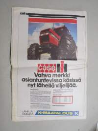 Koneviesti 1988 nr 13, 5.8.1988, Ford 5610 kansi Ford 4110 esittely, Tsekkoslovakialaisen traktorin synty, Kyntökilpailut, Puimurin ennakkohuolto, Öljypoltin kuntoon