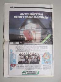 Koneviesti 1988 nr 21, 25.11.1988, Fiatagri kansi, Runni-Peltomestari, Tume uutuudet, Rivikuutonen traktorin moottorina, Keksijä Veikko Helanen, Lietelinko + lana