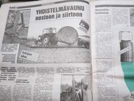 Koneviesti 1988 nr 18, 14.10.1988, Case IH kansi, SM-kynnöt, Sorasilmät, Nivelakselipulmat turvetuotannossa, Murske-,vasara- ja teräslevymyllyt, Saaren Pellava Oy ym
