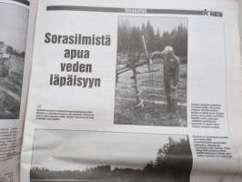 Koneviesti 1988 nr 18, 14.10.1988, Case IH kansi, SM-kynnöt, Sorasilmät, Nivelakselipulmat turvetuotannossa, Murske-,vasara- ja teräslevymyllyt, Saaren Pellava Oy ym