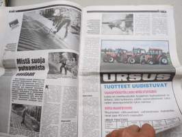 Koneviesti 1988 nr 18, 14.10.1988, Case IH kansi, SM-kynnöt, Sorasilmät, Nivelakselipulmat turvetuotannossa, Murske-,vasara- ja teräslevymyllyt, Saaren Pellava Oy ym