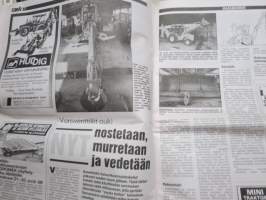 Koneviesti 1988 nr 18, 14.10.1988, Case IH kansi, SM-kynnöt, Sorasilmät, Nivelakselipulmat turvetuotannossa, Murske-,vasara- ja teräslevymyllyt, Saaren Pellava Oy ym