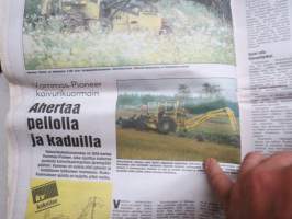 Koneviesti 1988 nr 18, 14.10.1988, Case IH kansi, SM-kynnöt, Sorasilmät, Nivelakselipulmat turvetuotannossa, Murske-,vasara- ja teräslevymyllyt, Saaren Pellava Oy ym
