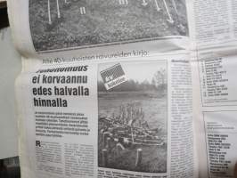 Koneviesti 1988 nr 18, 14.10.1988, Case IH kansi, SM-kynnöt, Sorasilmät, Nivelakselipulmat turvetuotannossa, Murske-,vasara- ja teräslevymyllyt, Saaren Pellava Oy ym