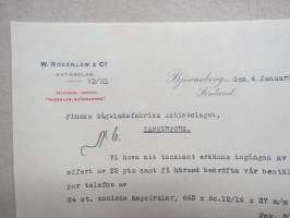 Vähävaraisten Keuhkotautisten Avustamisyhdistys r.y. - Littoisten Oy (Littoinen), Turku, 5.11.1924 -asiakirja, allekirjoitus Dagmar Karpio