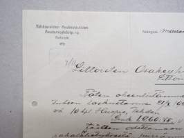 Vähävaraisten Keuhkotautisten Avustamisyhdistys r.y. - Littoisten Oy (Littoinen), Turku, 13.11.1924 -asiakirja, allekirjoitus Dagmar Karpio