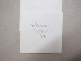 Melbourne Show (Australia) 1977 -valokuvat 2 kpl