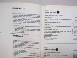Raanu- ja mattokirja - 51 mallia ja työohjetta