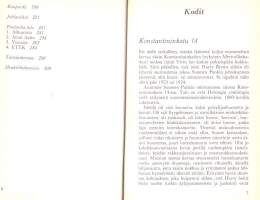 Elämää sivusta sisältä sitoutumatta, 1986. 1.p. Muistelmateos 20-luvun Helsingin huvittelupiireistä 30-luvun kiihkomielisyyden ja sota-aikojen kautta Finlandia-talon
